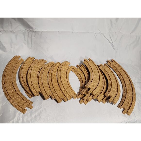 Fisher-Price Geo Trax Tan Track Pieces - Picture 1 of 4